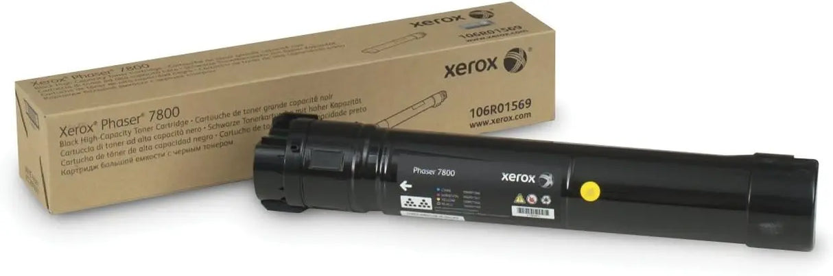 XEROX Printers/Printer Accessories Xerox Genuine Phaser 7800 Black Toner Cartridge (24,000 pages) - 106R01569 - 106R01569