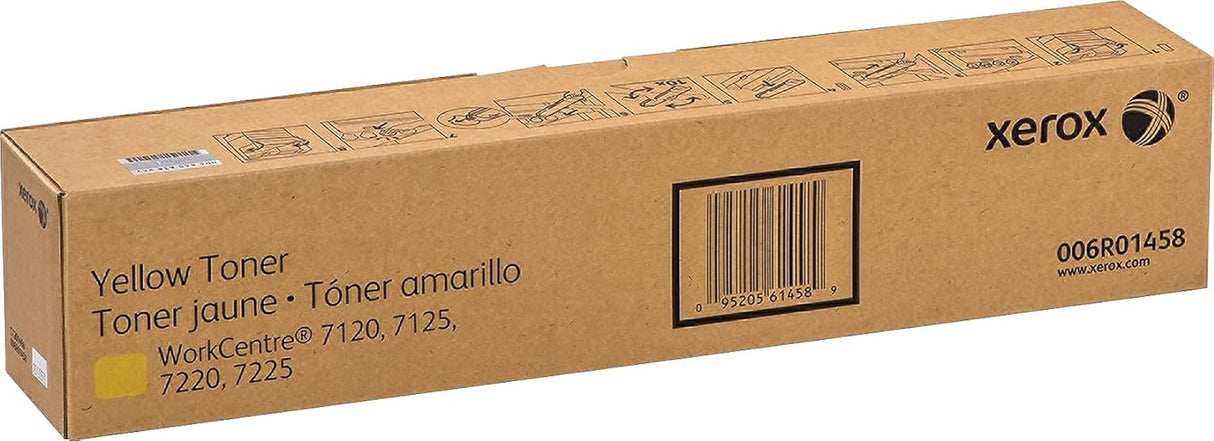 Xerox 006R01458 Yellow Toner Cartridge Sold NA/ESG (Sold) (Qty1) Original 095205614589 - 006R01458