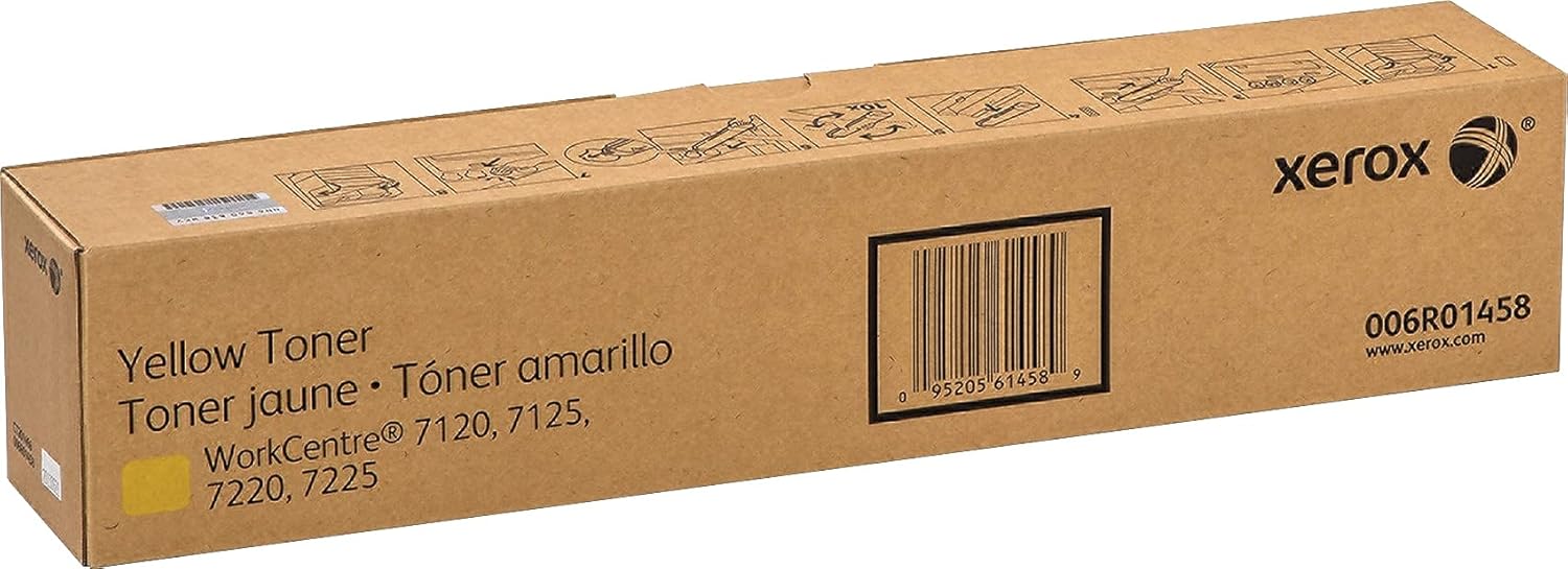 Xerox 006R01458 Yellow Toner Cartridge Sold NA/ESG (Sold) (Qty1) Original 095205614589 - 006R01458