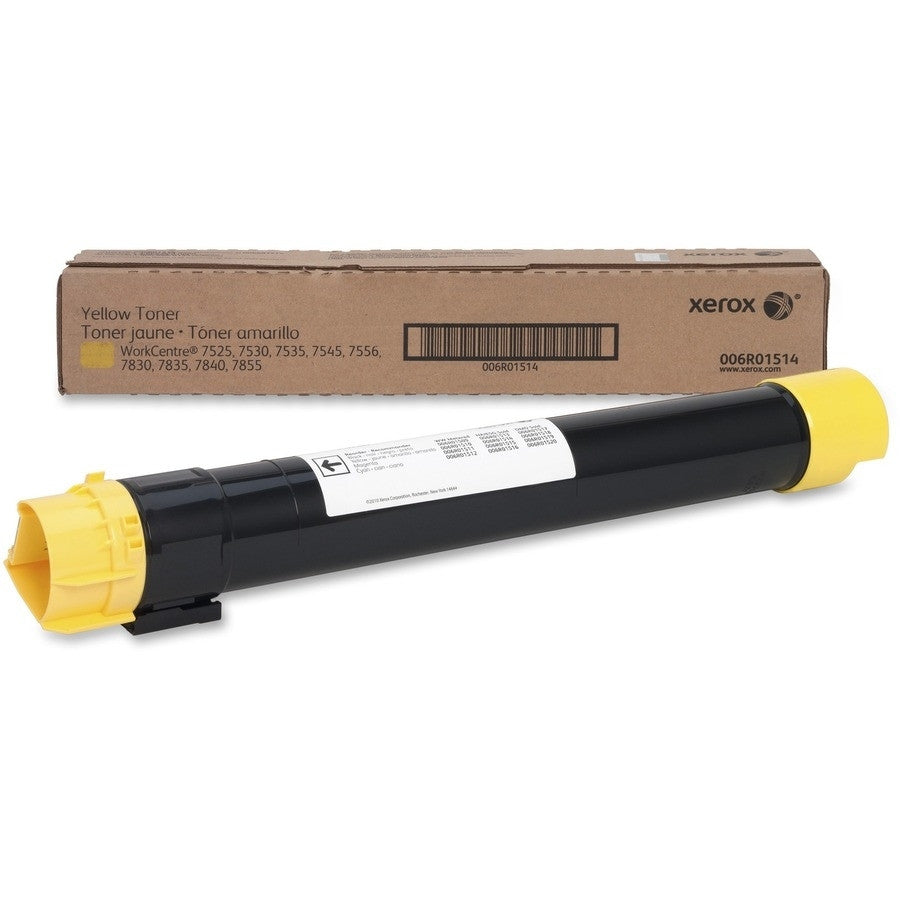 Xerox Yellow Toner Cartridge Yield 15,000 Pages 006R01514