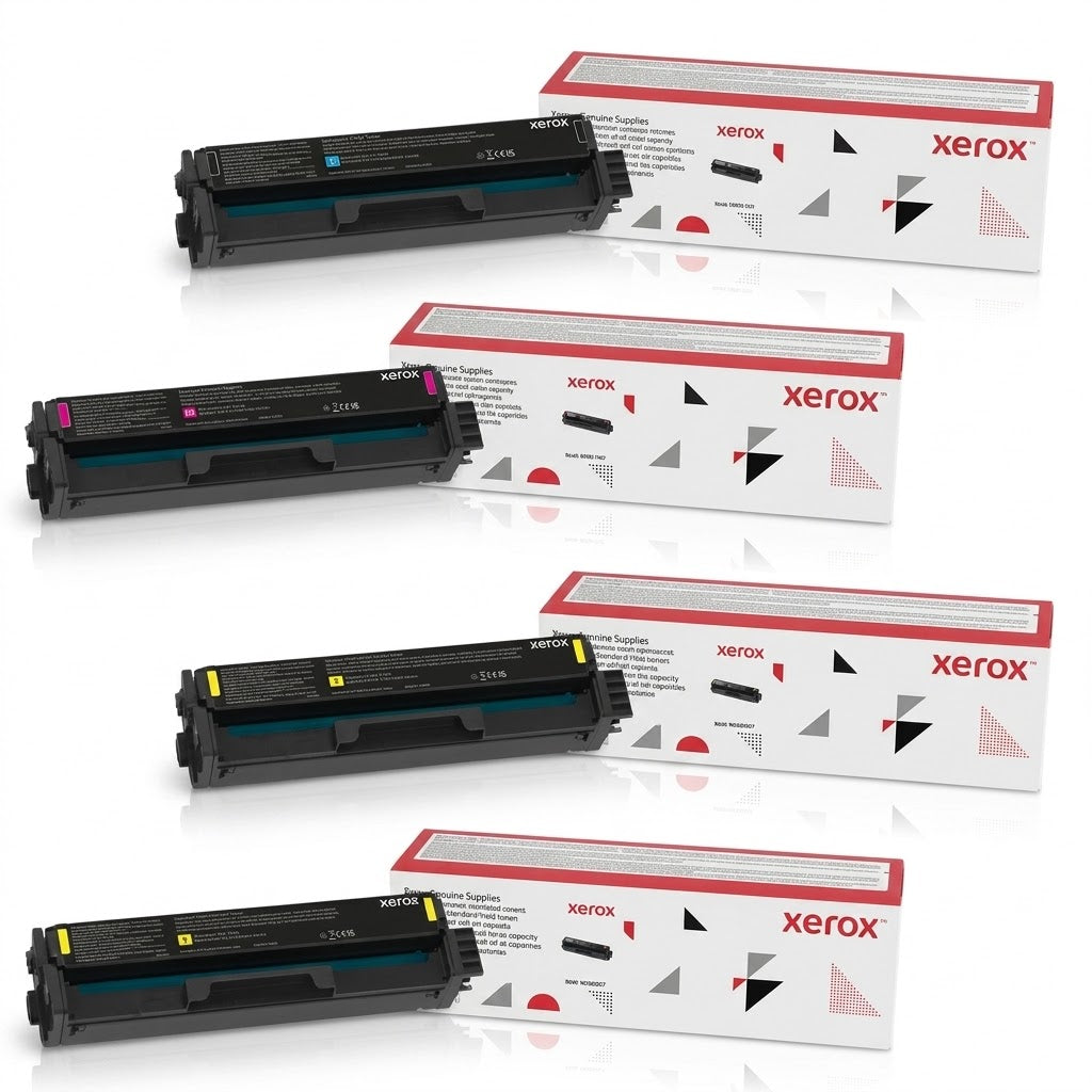 Xerox 4 Pack 006R04391, 006R04392, 006R04393, 006R04394 Complete Toner Set for C230/C235 XEROX