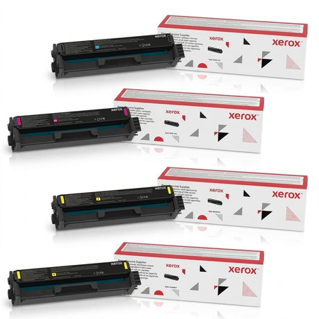 Xerox 4 Pack 006R04391, 006R04392, 006R04393, 006R04394 Complete Toner Set for C230/C235 XEROX