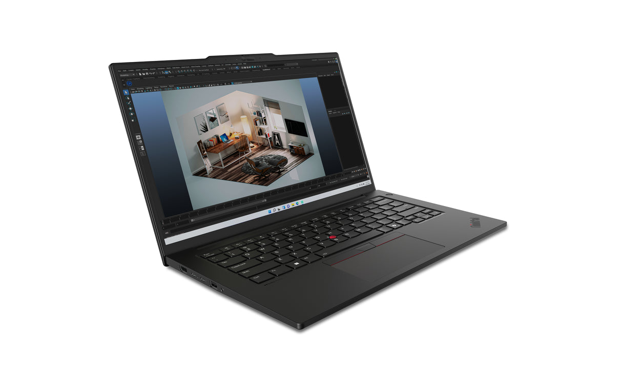 Lenovo ThinkPad P14s Gen 5 (Intel) Intel Core Ultra 7 155H Laptop 36.8 cm (14.5") WUXGA 32 GB DDR5-SDRAM 1 TB SSD NVIDIA RTX 500 Ada Wi-Fi 6E (802.11ax) Windows 11 Pro English Black - 21G2001VUS LENOVO