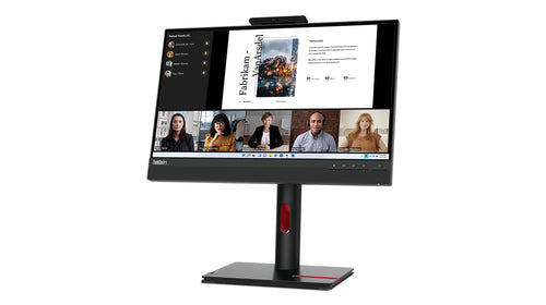 Lenovo ThinkCentre Tiny-In-One 22 computer monitor 54.6 cm (21.5") 1920 x 1080 pixels Full HD LED Black - 12N8GAR1US