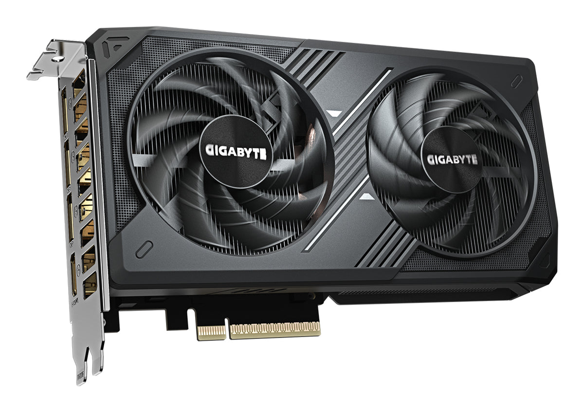 GIGABYTE GeForce RTX 5060 WINDFORCE OC 8G Graphics Card - 8GB GDDR7, 128bit, PCI-E 5.0, 2512 MHz Core Clock, 3 x DisplayPort, 1 x HDMI, GV-N5060WF2OC-8GD - GV-N5060WF2OC-8GD