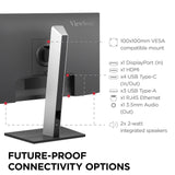 Viewsonic VG Series VG2758-2K computer monitor 68.6 cm (27") 2560 x 1440 pixels Quad HD LED Black - VG2758-2K