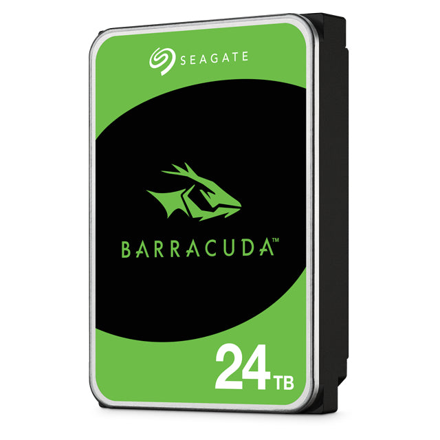 Seagate Barracuda Desktop 24TB HDD internal hard drive 7200 RPM 512 MB 3.5" Serial ATA - ST24000DM001