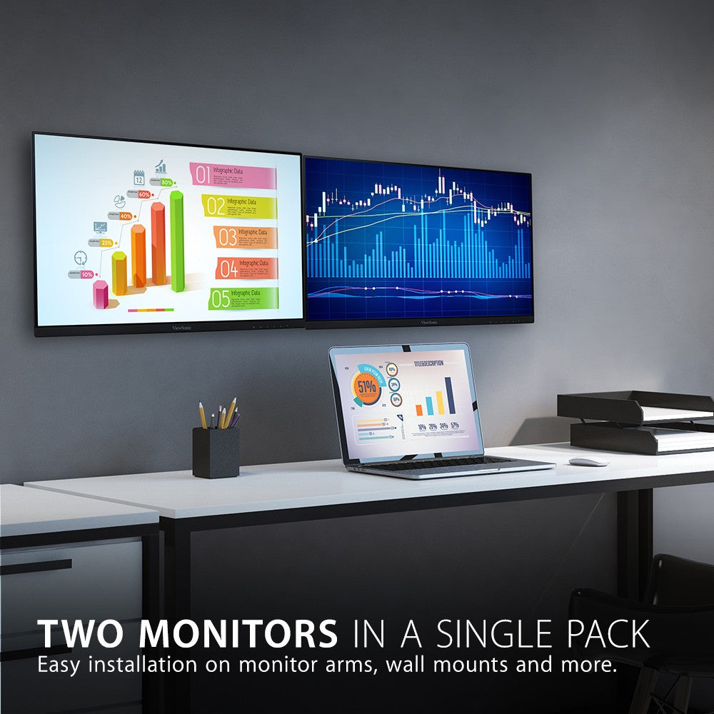 Viewsonic VA VA2256-mhd_H2 computer monitor 55.9 cm (22") 1920 x 1080 pixels Full HD LED Black - VA2256-MHD_H2