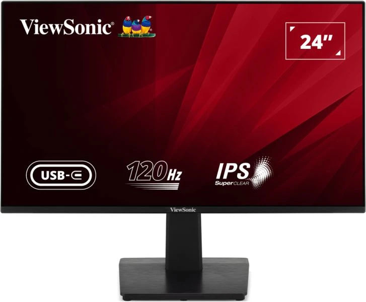 Viewsonic 24in 1080p 120Hz Monitor with Variable Refresh Rate, HDMI, VGA, and USB-C. computer monitor 61 cm (24") - VA2448-MHU