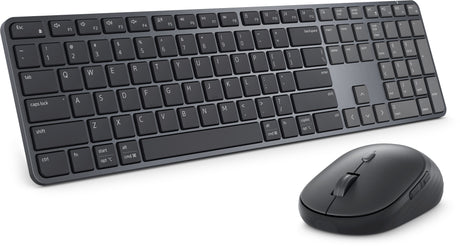 DELL Pro 7 Slim KM726 keyboard Mouse included Home/Office RF Wireless + Bluetooth US English Black - KM726-USD-DAO DELL