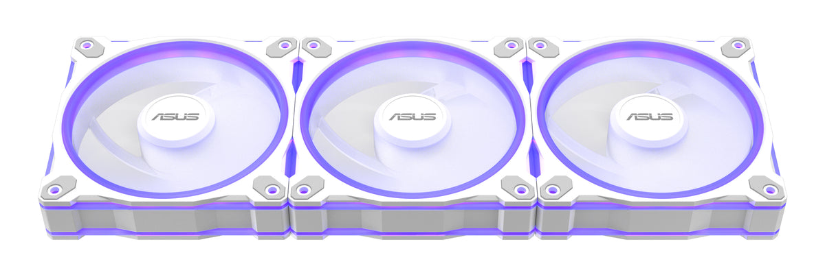 ASUS Prime MR120 Fan ARGB Reverse White 3in1 Computer case 12 cm 3 pc(s) - PRIMR120FANARGBREVWH3N1