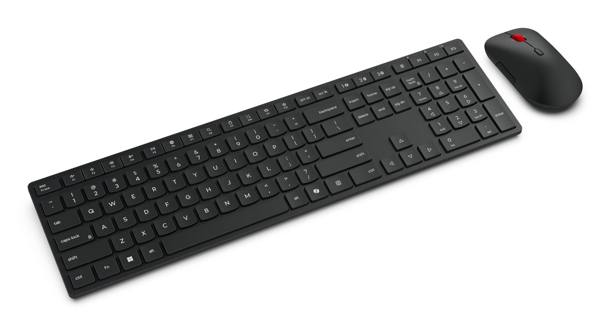 Lenovo 4X31S04810 keyboard Mouse included Office RF Wireless + Bluetooth US English Black - 4X31S04810