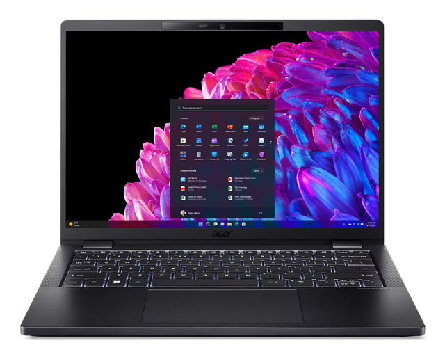 Acer TravelMate P6 TMP614-73T-78TG Intel Core Ultra 7 165H Laptop 35.6 cm (14") Touchscreen WUXGA 32 GB LPDDR5x-SDRAM 1 TB SSD Wi-Fi 7 (802.11be) Windows 11 Pro Black - NX.B5QAA.003 ACER