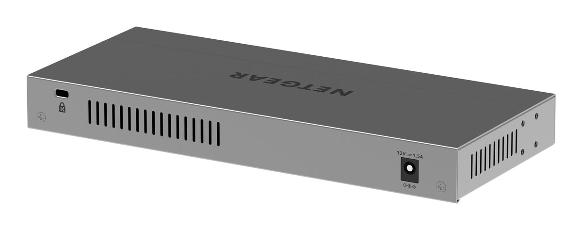 NETGEAR GS108MX-100EUS Unmanaged L2 Gigabit Ethernet (10/100/1000) Desktop/Wall-Mounting - GS108MX-100NAS