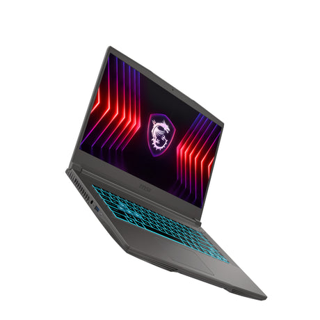 MSI Thin 15 B13VE-3047US Intel® Core™ i7 i7-13620H Laptop 39.6 cm (15.6") Full HD 16 GB DDR4-SDRAM 1 TB SSD NVIDIA GeForce RTX 4050 Wi-Fi 6E (802.11ax) Windows 11 Home Black - THIN15133047 MSI