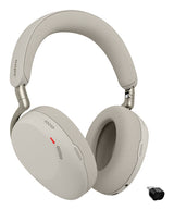 Jabra Evolve3 85 MS + Link 390c Headset Wireless Head-band Calls/Music USB Type-C Bluetooth Grey - 38599-999-898