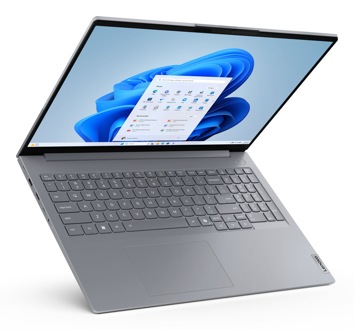 Lenovo ThinkBook 16 G8 IAL Intel Core Ultra 5 225U Laptop 40.6 cm (16") WUXGA 16 GB DDR5-SDRAM 512 GB SSD Wi-Fi 6E (802.11ax) Windows 11 Pro Grey - 21SK0095US