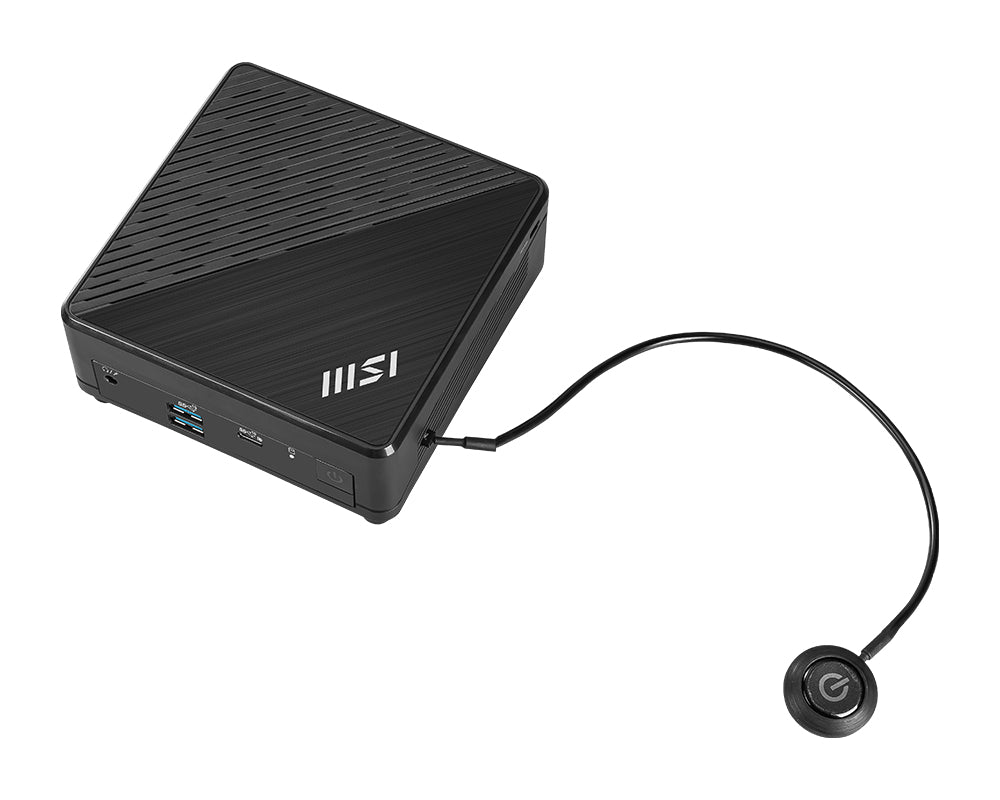 MSI Cubi ADL-005US Intel Pentium N N200 4 GB DDR4-SDRAM 128 GB SSD Windows 11 Pro Mini PC Workstation Black - CUBNADL005 MSI