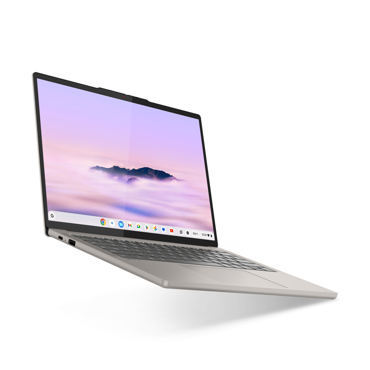 Lenovo Chrome 14M9610 MediaTek Kompanio Kompanio Ultra 910 Chromebook 35.6 cm (14") Touchscreen WUXGA 16 GB LPDDR5x-SDRAM 256 GB UFS Wi-Fi 7 (802.11be) ChromeOS English Seashell (colour) - 83MY0000US