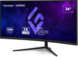 Viewsonic VX3418C-2K computer monitor 86.4 cm (34") 3440 x 1440 pixels UltraWide Quad HD Black - VX3418C-2K