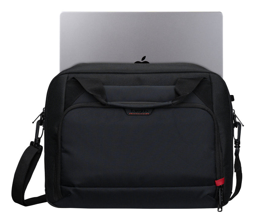 Targus EcoSmart 35.6 cm (14") Briefcase Black, Red - CN414GL