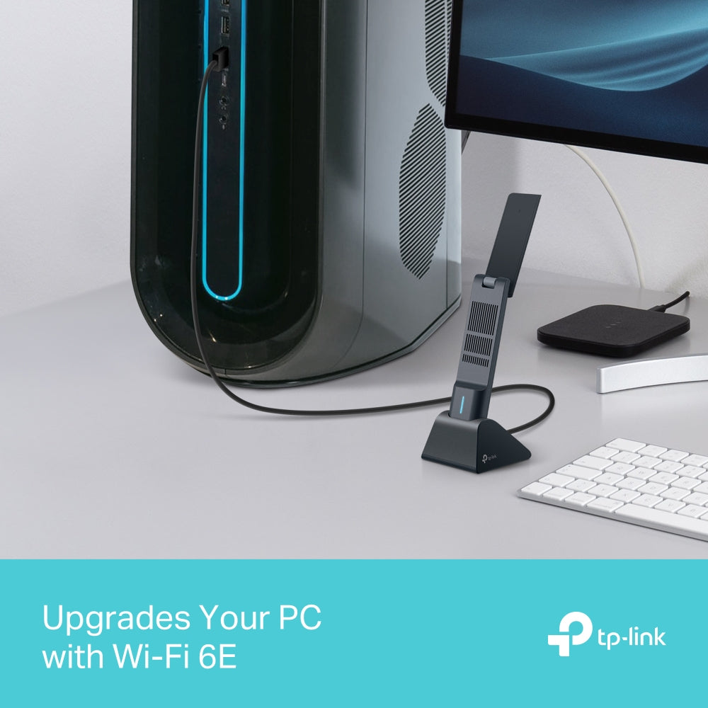 TP-Link Archer AXE5400 Wi-Fi 6E High Gain Wireless USB Adapter - ARCHER TXE70UH