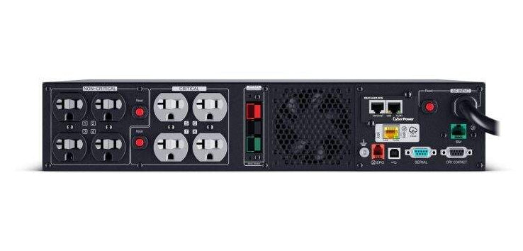 CyberPower Smart App Sinewave uninterruptible power supply (UPS) Line-Interactive 2 kVA 2000 W 8 AC outlet(s) - PR2000RTXL2UCN