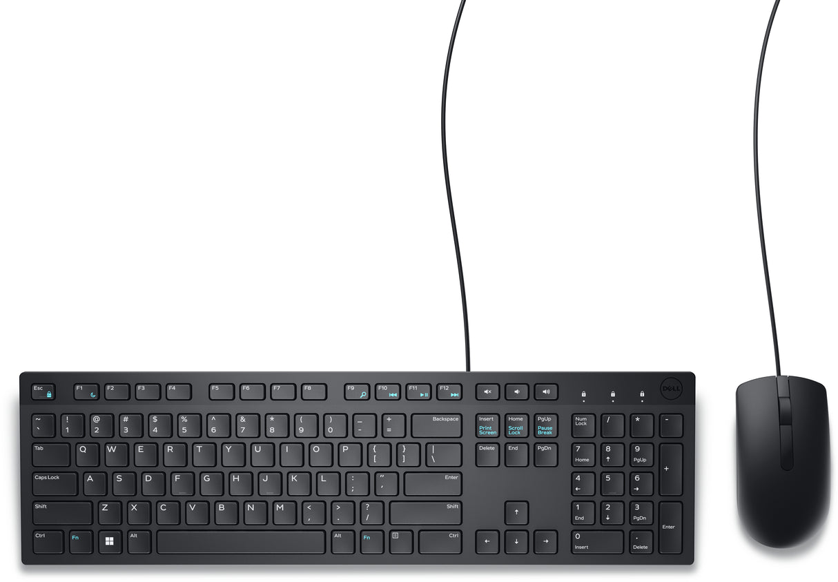 DELL KM300C keyboard Mouse included Office USB English Black