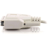 C2G 6ft DB9 Female to DB25 Male Modem Cable - DB-9 - DB-25 Male - 6ft - Beige - 02518