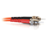 C2G 2m ST-ST 62.5/125 Duplex Multimode OM1 Fiber Cable - Orange - 6ft - 2m ST-ST 62.5/125 Duplex Multimode OM1 Fiber Cable - Orange - 6ft - 05575