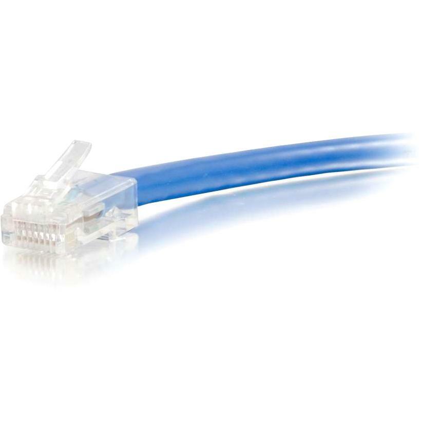C2G-100ft Cat5e Non-Booted Unshielded (UTP) Network Patch Cable - Blue - Category 5e for Network Device - RJ-45 Male - RJ-45 Male - 100ft - Blue - 22161