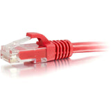 C2G 5ft Cat5e Ethernet Cable - 350 MHz - Snagless - Red - Category 5e for Network Device - RJ-45 Male - RJ-45 Male - 5ft - Red - 15190