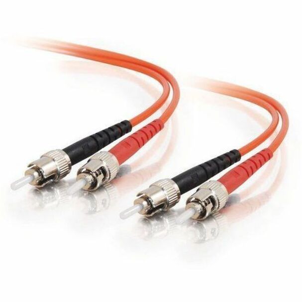 C2G-3m ST-ST 62.5/125 OM1 Duplex Multimode PVC Fiber Optic Cable - Orange - Fiber Optic for Network Device - ST Male - ST Male - 62.5/125 - Duplex Multimode - OM1 - 3m - Orange - 05577