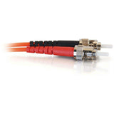 C2G-3m ST-ST 62.5/125 OM1 Duplex Multimode PVC Fiber Optic Cable - Orange - Fiber Optic for Network Device - ST Male - ST Male - 62.5/125 - Duplex Multimode - OM1 - 3m - Orange - 05577