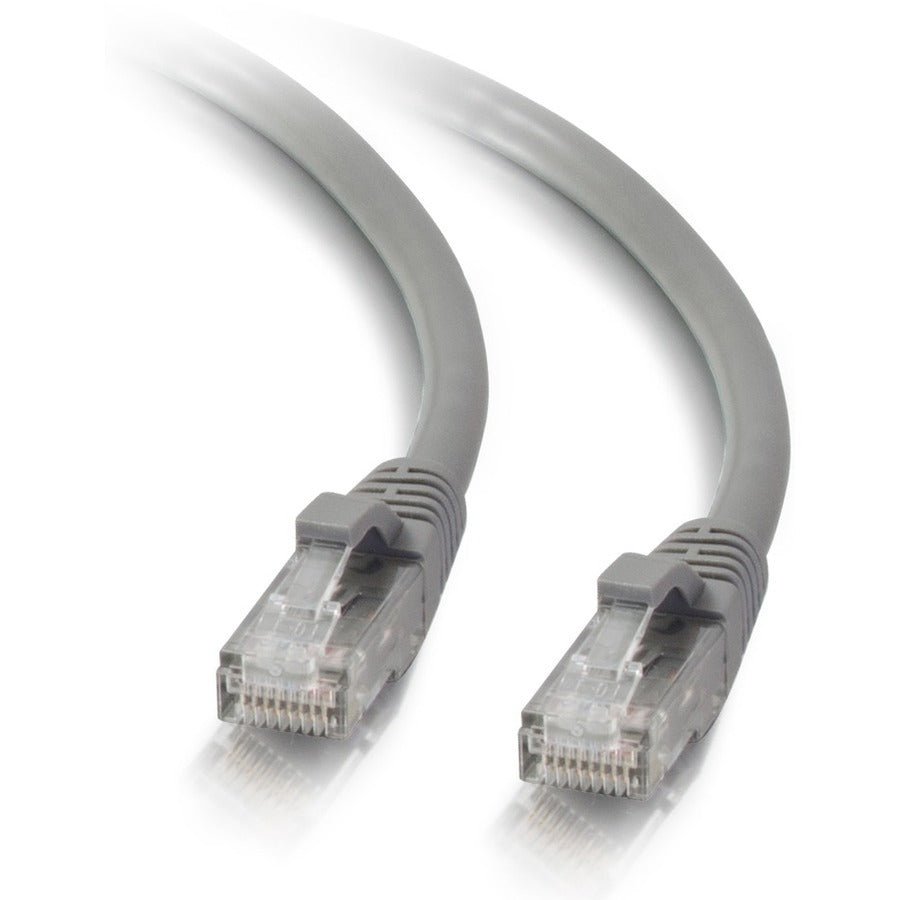 C2G 7ft Cat5e Ethernet Cable - Snagless Unshielded (UTP) - Gray - Category 5e for Network Device - RJ-45 Male - RJ-45 Male - 7ft - Gray - 15192