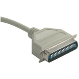 C2G 6ft DB25 Male to Centronics 36 Male Parallel Printer Cable - DB-25 Male - Centronics Male - 6ft - Beige - 02798