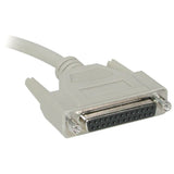 C2G 6ft DB25 M/M Serial RS232 Cable - DB-25 Male - DB-25 Female - 1.83m - Beige - 02655