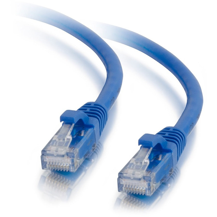 C2G 7ft Cat5e Ethernet Cable - Snagless Unshielded (UTP) - Blue - Category 5e for Network Device - RJ-45 Male - RJ-45 Male - 7ft - Blue - 15193