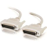 C2G 6ft IEEE-1284 DB25 M/M Parallel Cable - DB-25 Male - DB-25 Male - 6ft - Beige - 06103