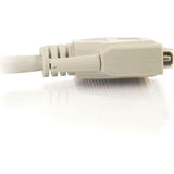 C2G 6ft IEEE-1284 DB25 M/M Parallel Cable - DB-25 Male - DB-25 Male - 6ft - Beige - 06103
