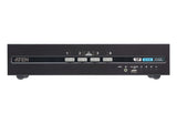 ATEN 4-Port USB DisplayPort Dual Display Secure KVM Switch with CAC (PSD PP v4.0 Compliant) - CS1144DP4C ATEN