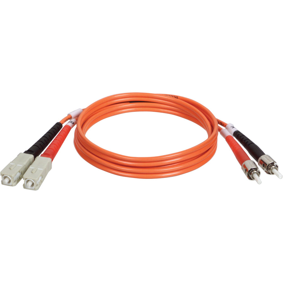 Tripp Lite 3M Duplex Multimode 62.5/125 Fiber Optic Patch Cable SC/ST 10' 10ft 3 Meter - ST Male - SC Male - 10ft - N304-010