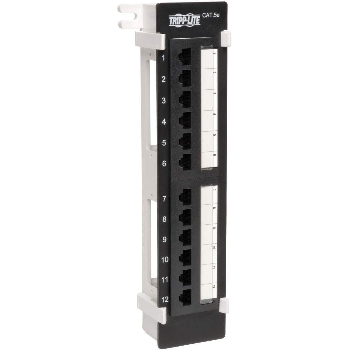 Tripp Lite 12-Port Cat5e Cat5 Wall Mount Patch Panel 568B 110 Punch TAA GSA - 568B, RJ45 Ethernet" - N050-012