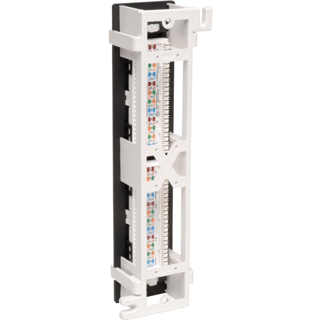 Tripp Lite 12-Port Cat5e Cat5 Wall Mount Patch Panel 568B 110 Punch TAA GSA - 568B, RJ45 Ethernet" - N050-012