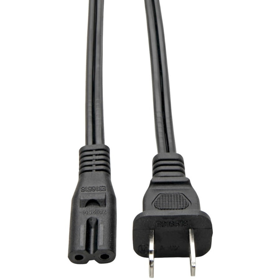 Tripp Lite Laptop/Notebook Power Extension Cord 10A 1-15P to C7 6' 6ft - 10A (NEMA 1-15P to IEC-320-C7) 6-ft. - P012-006