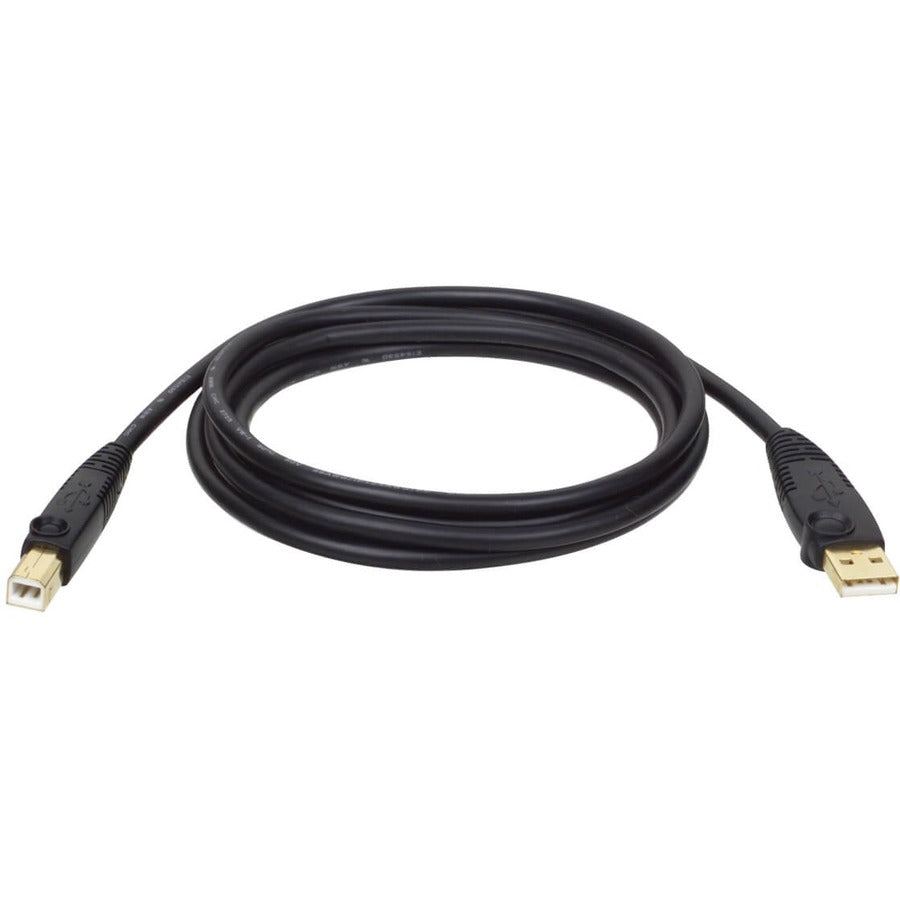 Tripp Lite 6ft USB Cable Hi-Speed Gold Shielded USB 2.0 A/B Male / Male - Type A Male USB - Type B Male USB - 6ft - U022-006