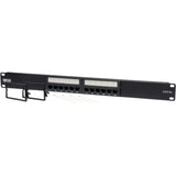 Tripp Lite 12-Port Cat5e Cat5 Rackmount Patch Panel 568B 110 Punch 1URM TAA - 568B, RJ45 Ethernet" - N052-012