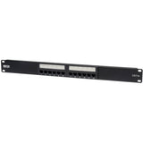 Tripp Lite 12-Port Cat5e Cat5 Rackmount Patch Panel 568B 110 Punch 1URM TAA - 568B, RJ45 Ethernet" - N052-012