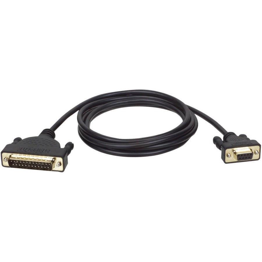 Tripp Lite 6ft AT Serial Modem Cable Gold Connectors DB25M to DB9F M/F 6' - (DB25 to DB9 M/F) 6-ft. - P404-006