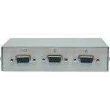 Tripp Lite 2-Port Manual VGA/SVGA Video Switch 3x HD15F Metal - 1600 x 1280 - VGA, SVGA - 2 Input Device - 1 Output device - 2 x VGA In - 1 x VGA Out - B112-002-R